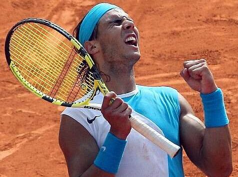 Rafael Nadal à l’entrainement avant Roland-Garros 2024